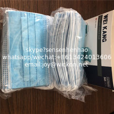 China Wholesale Disposable 3Ply Nonwoven Face Mask 3-Ply Earloop Face Mask cheap price supplier