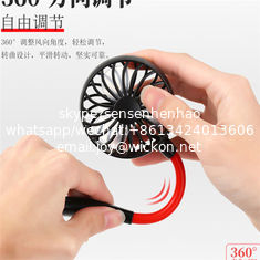 China Lazy Hand-Free Neck Sport Fan, Mini Hanging Neck Fan USB Rechargeable Outdoor Portable Wearable Sports Fan supplier