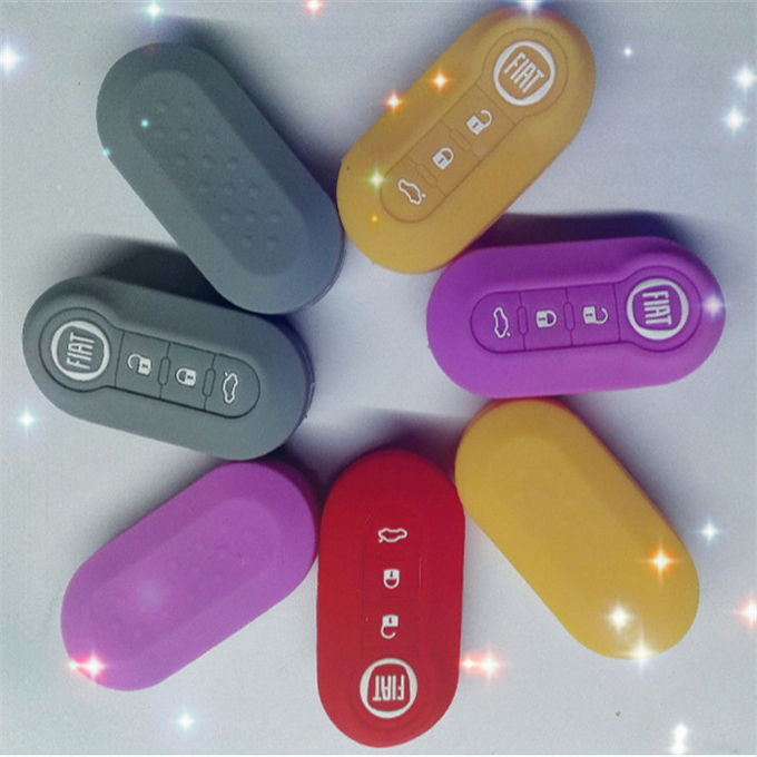 Colorful car cover key silicone car key cover for toyota