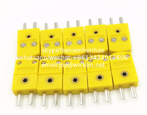 China wholesale K Type Thermocouple Male/Female Mini Connectors Plug Thermocouple Temperature Male K Type Sensors supplier