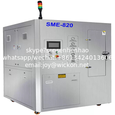 China MES connected 200V and 415V electric stencil cleaning machine by using aqueous liquid and DI water supplier