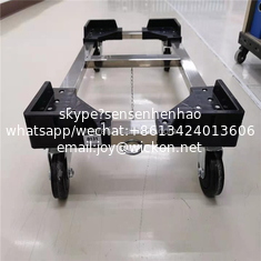 China Four Wheels Aluminum Platform Trucks Trolley Cart Supermarket Logistics House Transportation Bin Box Carts Moving Dollies supplier