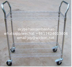 China ESD stainless steel Shelf trolley SMT Reel Storage Trolley SMD Reel Cart supplier