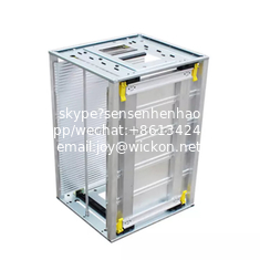 China SMT ESD PCB Magazine Rack esd moving storage PCB trolley magazine rack supplier