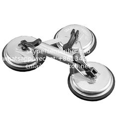 China 3 cups glass suction cup plate lifter heavy duty aluminium vacuum glass suction lifter for moving stone handing pullser supplier