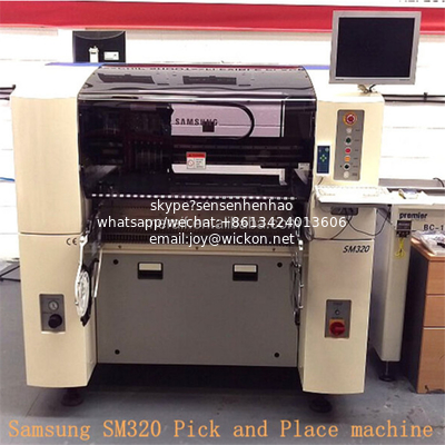 Hanwha SM320 Flexible mounter pick and place machine SAMSUNG SM320 SMT used machine supplier