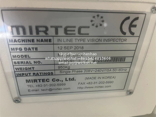 High Accuracy Mirtec AOI Machine Mirtec MV-6e OMNI AOI  Automated Optical Inspection supplier