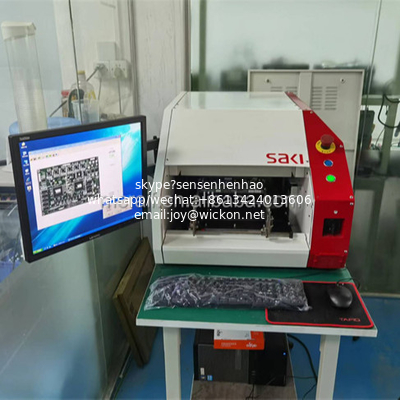 SMT SAKI Comet-18 AOI auto optical inspection machine for checking component mistakes detector supplier