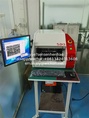 SMT SAKI Comet-18 AOI auto optical inspection machine for checking component mistakes detector supplier