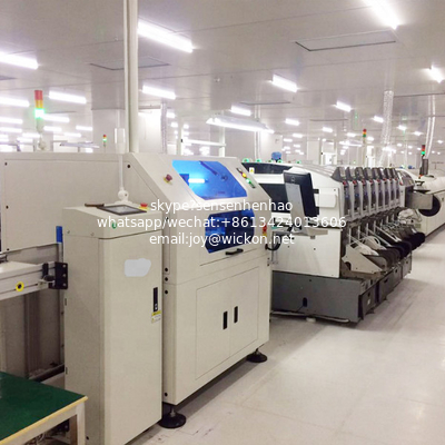 Factory drive Mobile Assembly Line Full Automatic SMT machine Line Pcb Industrial Equipment reflow oven ic chip mounter supplier