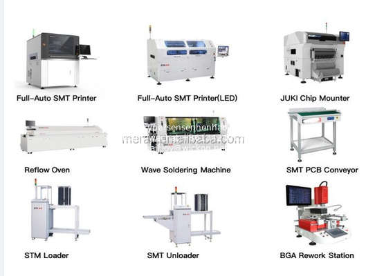 SMT Production Line Pcb Chip Mounter SMT Pick And Place Machine reflow oven SMT Loader unloader conveyor supplier