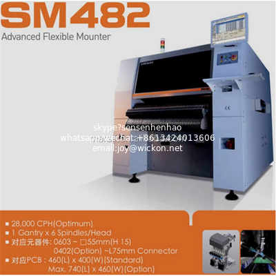 Used Sumsung SM481 Pick And Place Machine mobile phone pcb board Placement Machine SMD Chip Mounter supplier