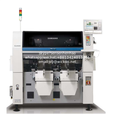 SLM120 Samsung PCB Assembly Machine , LED Lens SMT Machine 1200MM PCB high-speed LED mounter supplier