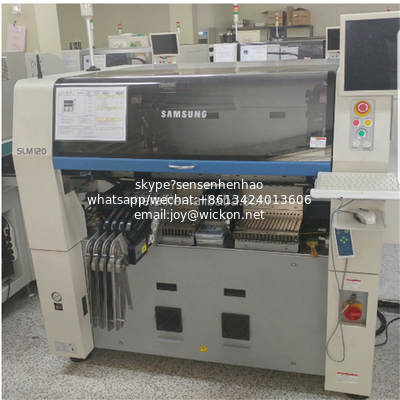 SLM120 Samsung PCB Assembly Machine , LED Lens SMT Machine 1200MM PCB high-speed LED mounter supplier