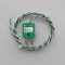 Thermal profile  PFA high temperature stand omega k type thermocouple green connector with plug for industrial use supplier