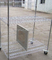 ESD stainless steel Shelf trolley SMT Reel Storage Trolley SMD Reel Cart supplier