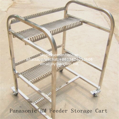 Panasonic BM Feeder Storage Cart SMT BM Feeder Trolley for SMT machine line supplier