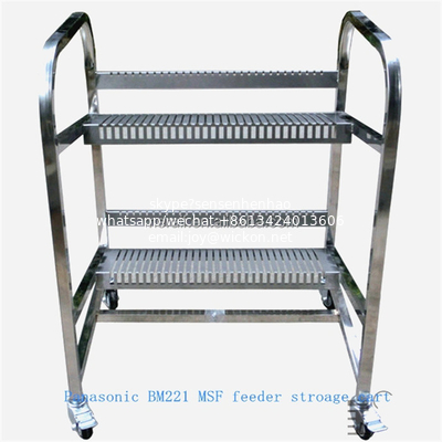 Panasonic BM Feeder Storage Cart SMT BM Feeder Trolley for SMT machine line supplier