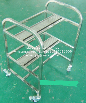 FUJI SMT Feeder Storage Cart Fuji CP6 feeder trolley for SMT feeder supplier