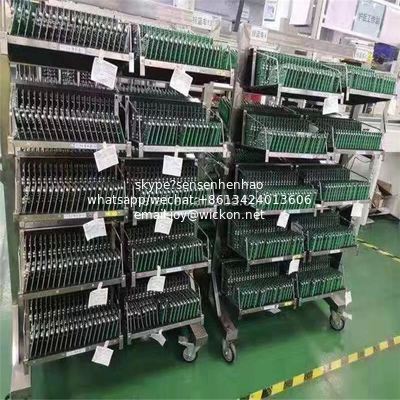 Meraif High Quality Stainless Steel Antistatic Turnove Hanging Basket, SMT PCB Reel Storage Trolley Cart with Hanging Racks supplier