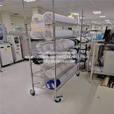 esd smt reel storage cart SMT Reel Trolley/PCB Protection Device ESD Storage Trolley Rack/ESD SMT Reel Shelving Trolley for sale supplier