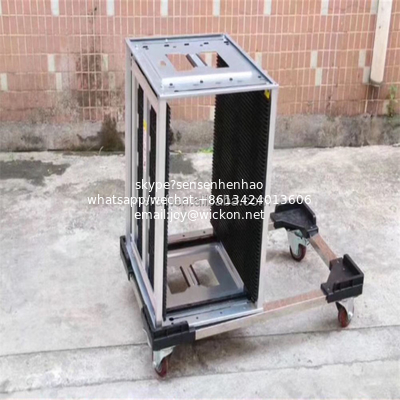 SMT Antistatic PCB storage trolley ESD PCB Circulation Cart  ESD PCB Trolley supplier