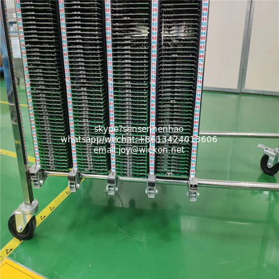 Meraif wholesale ESD Stainless Steel Trolley / ESD Turnover Cart / Antistatic PCB Plates Storage Trolley supplier