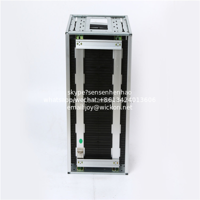 Screw Adjustable SMT PCB ESD Magazine Rack , Precision ESD Storage Racks Fully conductive, 120 C into the oven pcb storage rack supplier