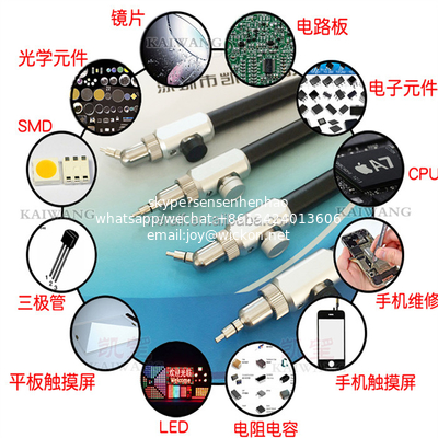 wafer suction pen PEEK suction cup VAC Vacuum Tweezer Kit from Virtual PORTA-WAND VPWE7300AR-MW supplier