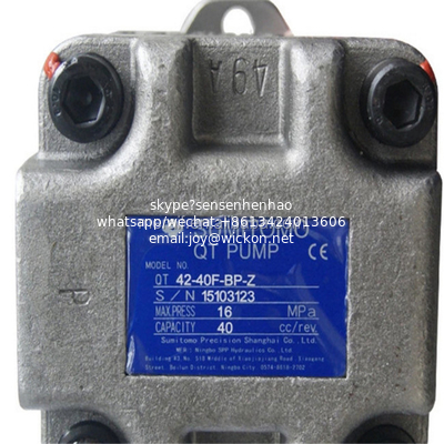 Excavator parts hydraulic main pump QT42 Sumitomo hydraulic gear pump supplier