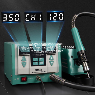 CXG 862 1500W Soldering And Desoldering master 2in1 Eddy Current Programming Desoldering station Hot Air Gun Solder Iron Rework supplier