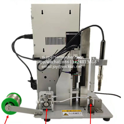 Semi-automatic switch connecting wire soldering equipment Micro switch Connector Soldering machine PCB board welding machine supplier