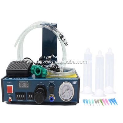 Pneumatic glue dispenser machine semin automatic gule dispenser 983 epoxy resin liquid dispensing machine supplier