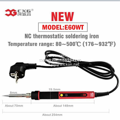 CXG E60W Electric Soldering Iron Digital Adjustable thermostat Electric Soldering Welding station for sale supplier