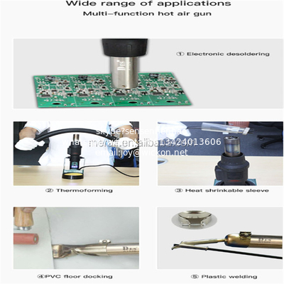 smd equipment hot air gun electric soldering irons , Electric Solder iron Gun of Plastic Welding Hot Air Gun supplier