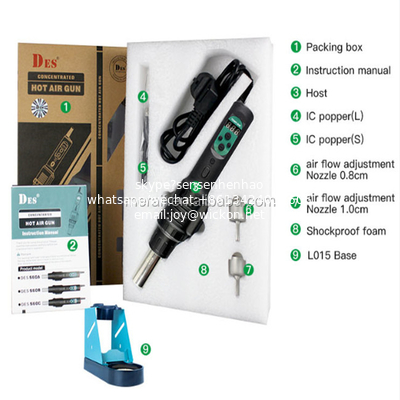 smd equipment hot air gun electric soldering irons , Electric Solder iron Gun of Plastic Welding Hot Air Gun supplier