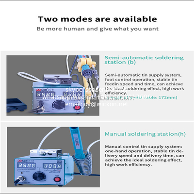 Wholesale Automatic tin feeder soldering station CXG378 80W supplier