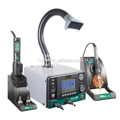 DES H93 3 In 1 rework station soldering iron hot air gun smoke purifier supplier