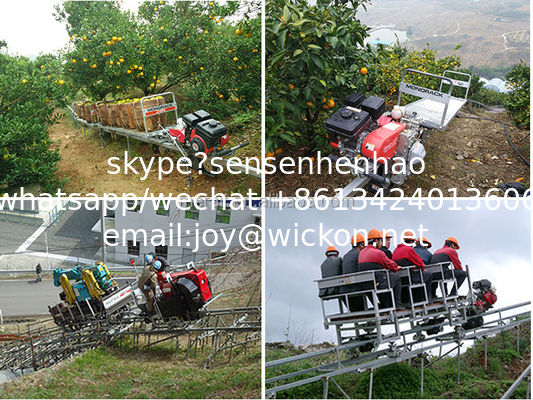 agricultural steep slope monorail rail transporter online supplier