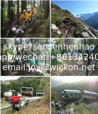 agricultural steep slope monorail rail transporter online supplier