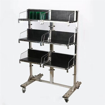 Factory wholesale Hanging basket ESD PCB Storage trolley/esd workshop trolley/esd smt reel storage cart supplier