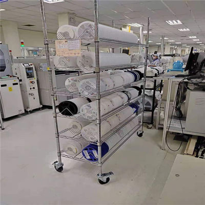 SMD SMT Reel Storage Shelving Trolley smt reel cart supplier