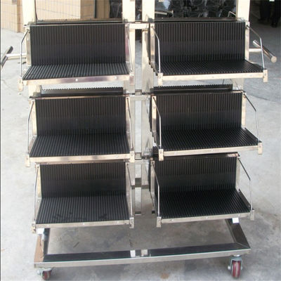 SMT Antistatic ESD Magazine Rack Anti Static PCB Storage Cart PCB RACK supplier