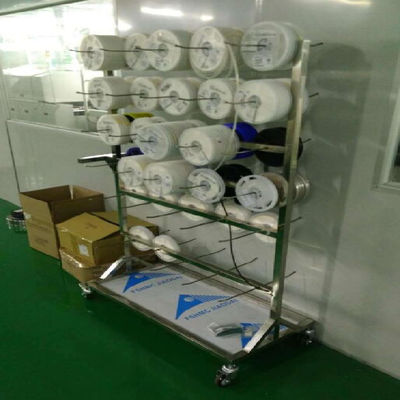 Stainless Steel SMT Reel Shelving Trolley ESD SMT Reel Storage Cart with best price supplier