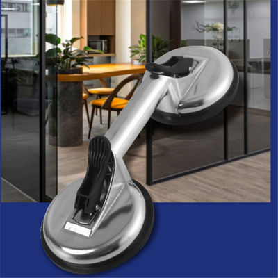 High quality double cup Rubber Sucker Vacuum glass suction lifter for stone supplier